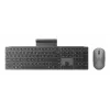 Kabelloses Tastatur-Maus-Set Lenovo 700 Modern Multi-Device – US-Englisches Layout, Bluetooth, Luna Grau