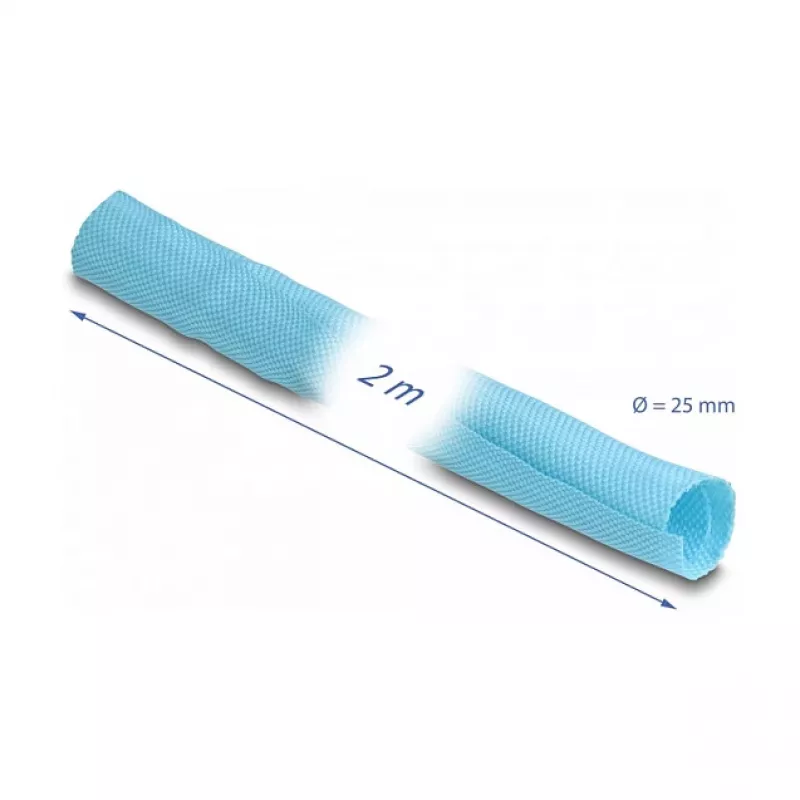 Kabelschlauch DeLOCK 20879 Blau Polyester 2,6 cm Durchmesser