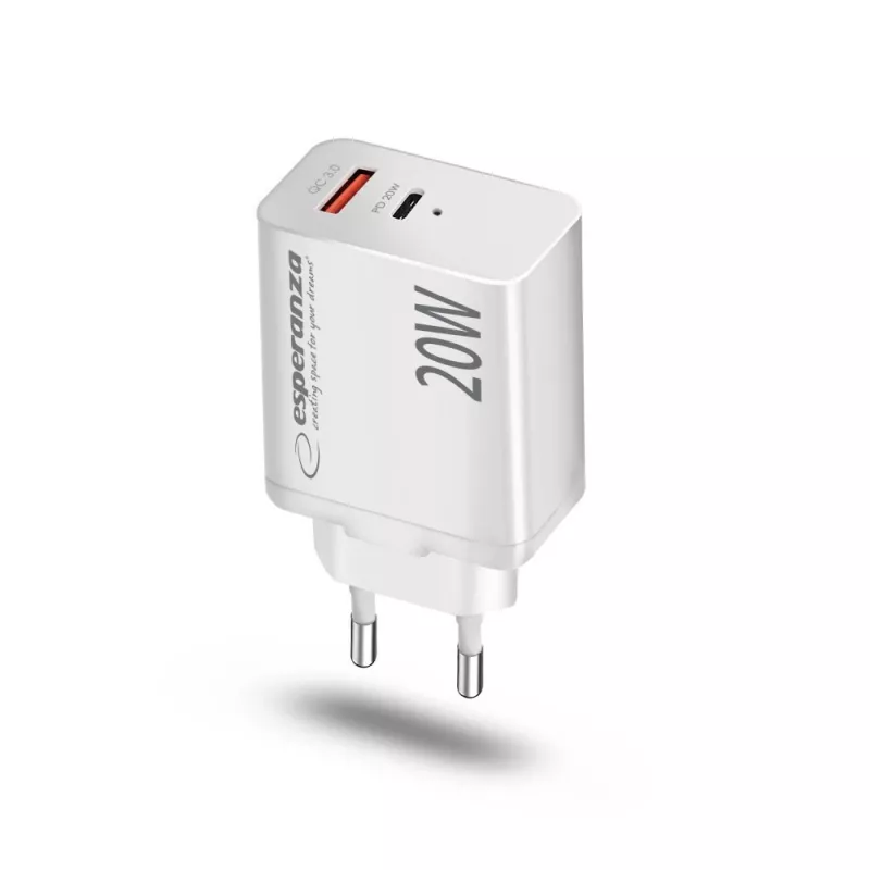 Esperanza EZC105W Netzladegerät 20W Weiß