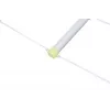 Rehabilitations-Bettleiter Qmed DRQM3G0AAXXXP, 4 Stufen, Polyethylen, max. Belastung 90 kg, fluoreszierend, Sprossenbreite 25 cm