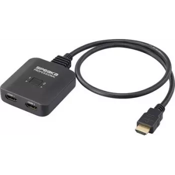 SpeaKa Professional SP-HDMIBS-100 2+1 Port HDMI-Switch bidirektional 7680 x 4320 (SP-13456272)