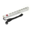 DIGITUS Professional A-19-STRIP-2-IMP – Stromverteilungseinheit (Rack – rackmontierbar) – Wechselstrom 250 V – Eingangsstromversorgung – Ausgang