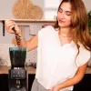 Cecotec Kaffeemühle | SteelMill Touch | 150 W | Kaffeebohnenkapazität 300 g | Anzahl Tassen 14 Stück