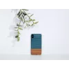 Smartphone-Hülle man and wood für iPhone XS Max — Denim Schwarz