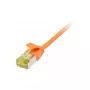 Patchkabel RJ45, CAT6A 500Mhz, 0,15m, orange, U/FTP, Slimline rund d=3,8mm, TPE/LSZH(Superflex), AWG32, mit Cat.7 Rohkabel, Synergy 21 (S217360V3)