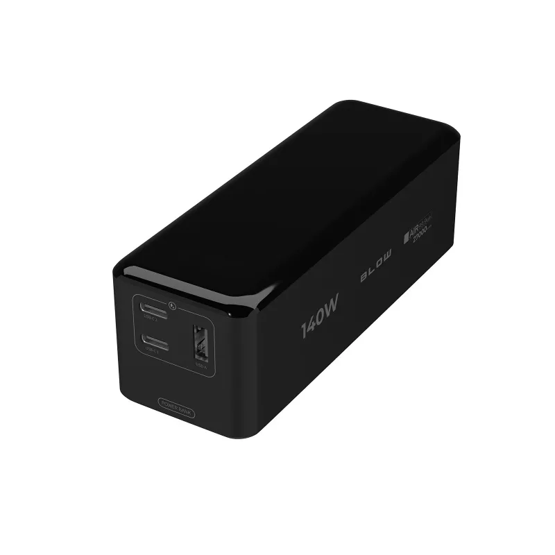 Powerbank BLOW AIR99.9 27000mAh PD 140W LCD — 2× USB‑C, 1× USB‑A, 27000 mAh, 140 W gesamt