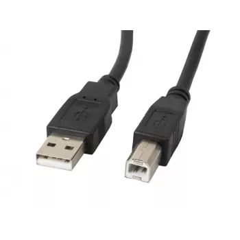 Lanberg CA-USBA-11CC-0050-BK USB-Kabel 5 m 2.0 USB B Schwarz (CA-USBA-11CC-0050-BK)