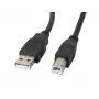 Lanberg CA-USBA-11CC-0050-BK USB-Kabel 5 m 2.0 USB B Schwarz (CA-USBA-11CC-0050-BK)
