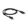 Videokabel-Adapter DeLOCK 83730 Mini DisplayPort auf HDMI 2m Schwarz
