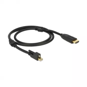 Videokabel-Adapter DeLOCK 83730 Mini DisplayPort auf HDMI 2m Schwarz