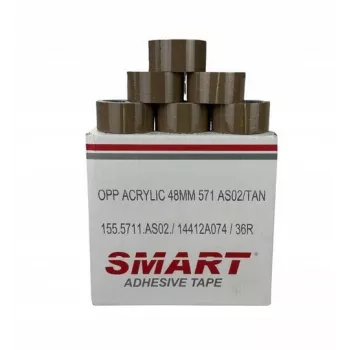 BSTech Acrylic Klebeband 48*60m braun Kartonbox 36 Stück
