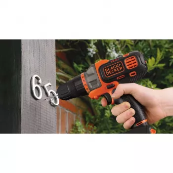Black & Decker MT218K-QW Oszillierendes Multitool Schwarz, Orange 8500 OPM