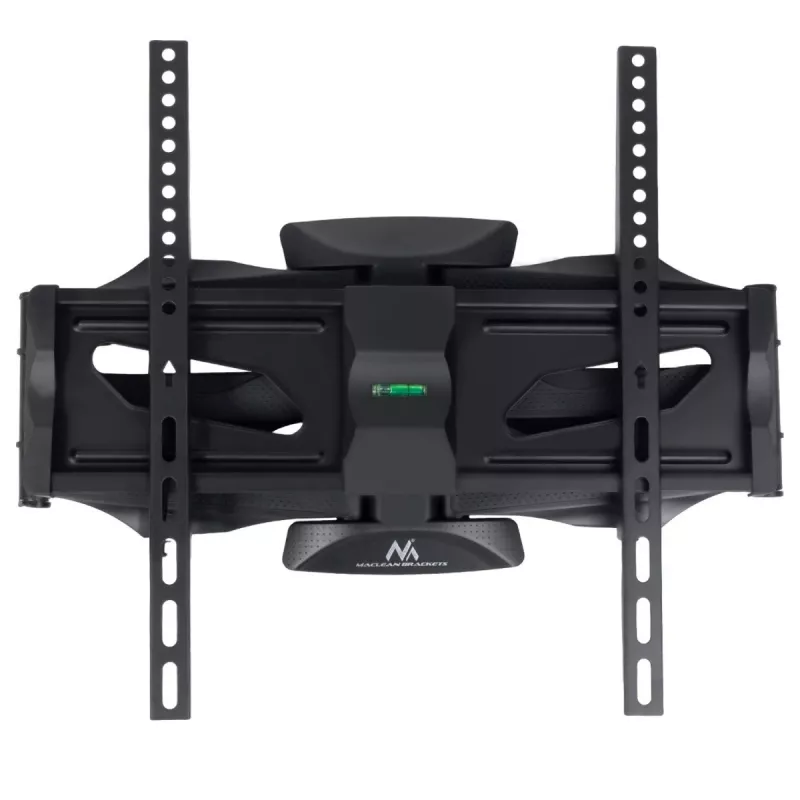 Wand-TV-Halterung MACLEAN MC-781 für Bildschirme von 66–177,8 cm (26–70 Zoll), neigbar -12–2°, VESA 100x100–400x400, max. Belastbarkeit 45 kg, schwarz