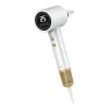 Haartrockner DENVER HDD-1400W, 1400 W, weiß, 110–240 V, 1,8 m Kabel, 25–75 °C, 70×89×280 mm