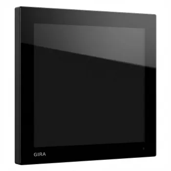 Touchpanel-Steuerung Gira G1 (2. Gen) 208705, schwarz – Smart-Home-Zentrale ohne WLAN