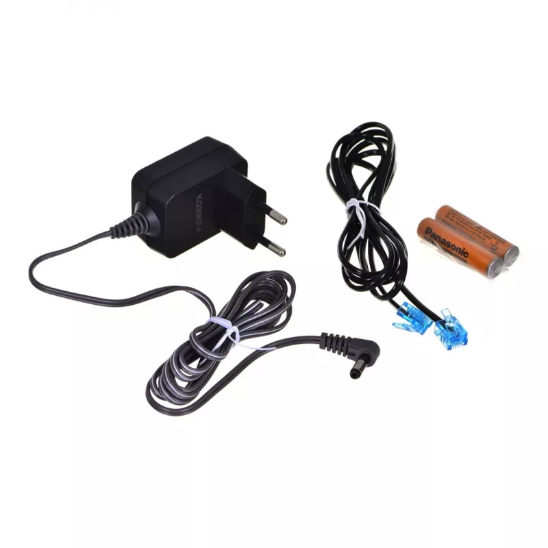 DECT-Telefon Panasonic KX-TG1611, schwarz, 1,9 GHz, 1,25-Zoll-Display, bis zu 15 h Gesprächszeit, 50 Kontakte Telefonbuch