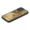 Handyhülle man and wood für iPhone 12 Pro Max – Primel Schwarz