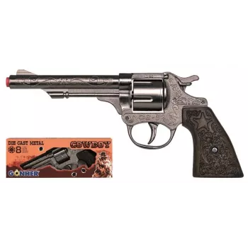 Spielzeug-Cowboyrevolver Pulio GONHER 80/0 Metall 8 Schuss