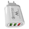 Wandladegerät MACLEAN MCE479W — 3-Port USB-Schnellladegerät, 18W Gesamtleistung