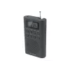 Tragbares Radio Muse M-03 R mit FM-PLL-Abstimmung, LCD-Anzeige, externer Antenne, schwarz