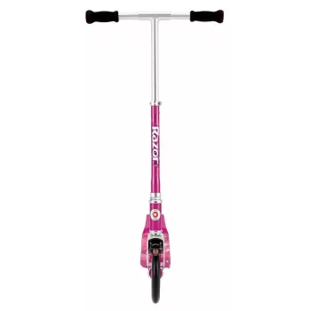 Tretroller Razor A5 Lux – aluminium faltbar, 20 cm Polyurethan-Räder, verstellbarer Lenker, max. Belastung 100 kg, pink