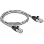 Netzwerkkabel DeLOCK RJ45 Kabel Cat.6A U/FTP RJ-45 1m Silber