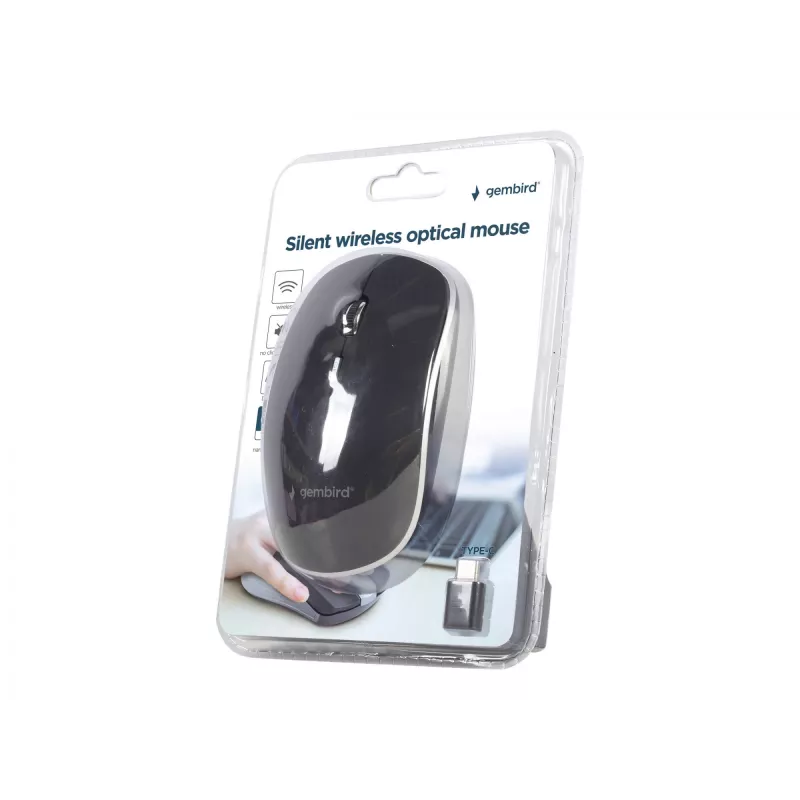 Kabellose optische Maus mit USB-C-Empfänger