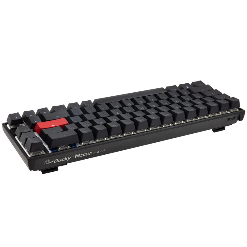 Ducky Mecha Pro SF Tastatur, Gaming, USB, US Englisch, Schwarz