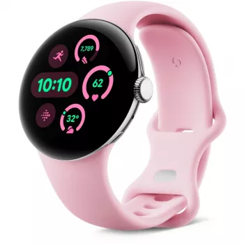 Google Pixel Watch 3 - 41 mm - Aluminium Silber poliert
