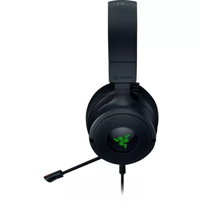 Razer Kraken V4 X - Kabelgebundenes PC-Gaming-Headset (TriForce 40-mm-Treiber, versenkbares Kardiioidmikrofon, 7.1-Surround-Sound, Chroma RGB für PC, Konsole & Telefon)