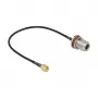 Antennenkabel DeLOCK 89059 RP-SMA-Stecker auf N-Buchse RG-174 30 cm
