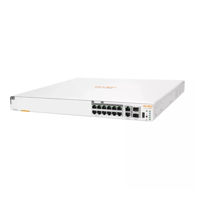 HPE Networking Instant On 1960 - Switch - managed - 4 x 2.5GBase-T + 8 x 100/1000/10GBase-T + 2 x 100/1000/10GBase-T + 2 x 10 Gigabit SFP+ - rack-mountable - PoE (480 W)