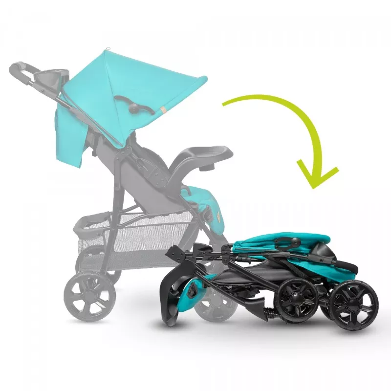 Kinderwagen Emma Plus Türkis