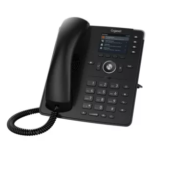 DECT-Telefon Gigaset P710 IP PRO – kabelgebundener & kabelloser Hörer, 7,11 cm (2,8 Zoll) Display, schwarz, 1 Hörer