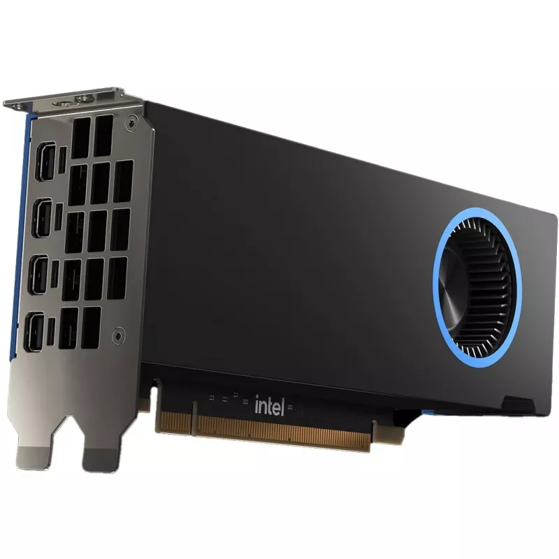 Grafikkarte INTEL Arc Pro B50 — 16 GB GDDR6, 128-Bit, PCIe 5.0, aktive Kühlung