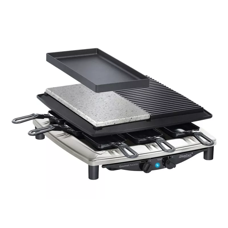 Steba RC 4 Plus Deluxe Chrome Schwarz 622300