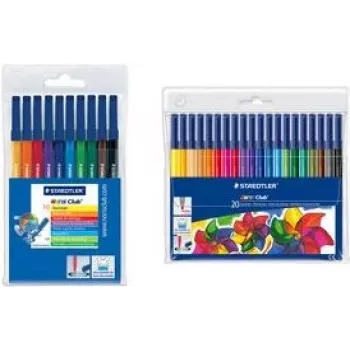 20 STAEDTLER Noris 326 Filzstifte sortierte Farben (326 WP20)