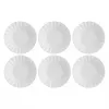 Suppenteller-Set LA PORCELLANA BIANCA Ducale White, 6 Stück, 22 cm