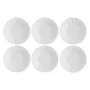 Suppenteller-Set LA PORCELLANA BIANCA Ducale White, 6 Stück, 22 cm