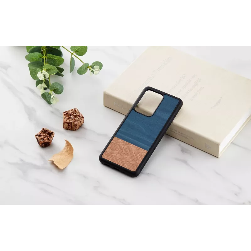 Schutzhülle für Smartphone Man and Wood Galaxy S20 Ultra Denim Schwarz