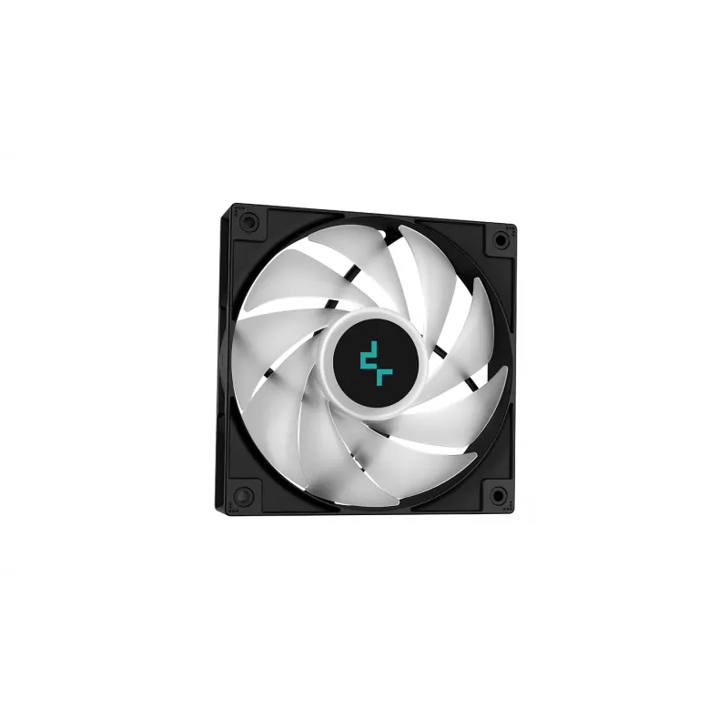 All-in-One-Flüssigkeitskühler DeepCool LS520 SE — 3x 120 mm Lüfter, 280x120x27 mm Aluminiumkühler, 41 cm Schläuche, Kupferboden, RGB