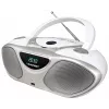 CD-Recorder BLAUPUNKT BB14WH — CD-Recorder mit MP3-Wiedergabe, USB, LCD, Uhr, 2x1 W Lautsprecher, Silber/Weiß