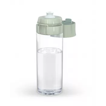 Wiederverwendbare Trinkflasche BRITA Fill&Go Vital 600 ml mit integriertem MicroDisc-Filter, Grün