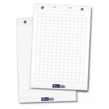Flipchart-Papierblöcke 60x85cm, kariert, 50 Blatt