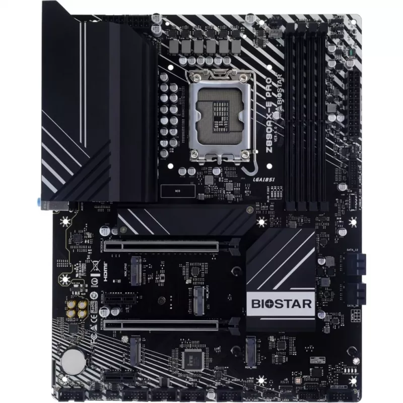 Biostar Z890AX-E Pro Mainboard, Intel Z890, LGA 1851, ATX, DDR5