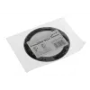 DEMCiflex Staubfilter 80mm, Rund - schwarz/schwarz