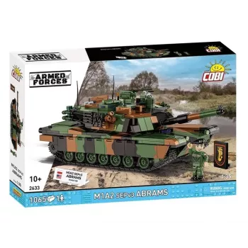 Konstruktionsset Cobi M1A2 SEPV3 Abrams Modell mit 1.065 Bausteinen