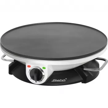 Steba CR 32 - Crêpe-Platte - 1,2 kW - Schwarz/Weiß