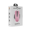 Gaming-Maus White Shark GARETH Pink USB Typ-A
