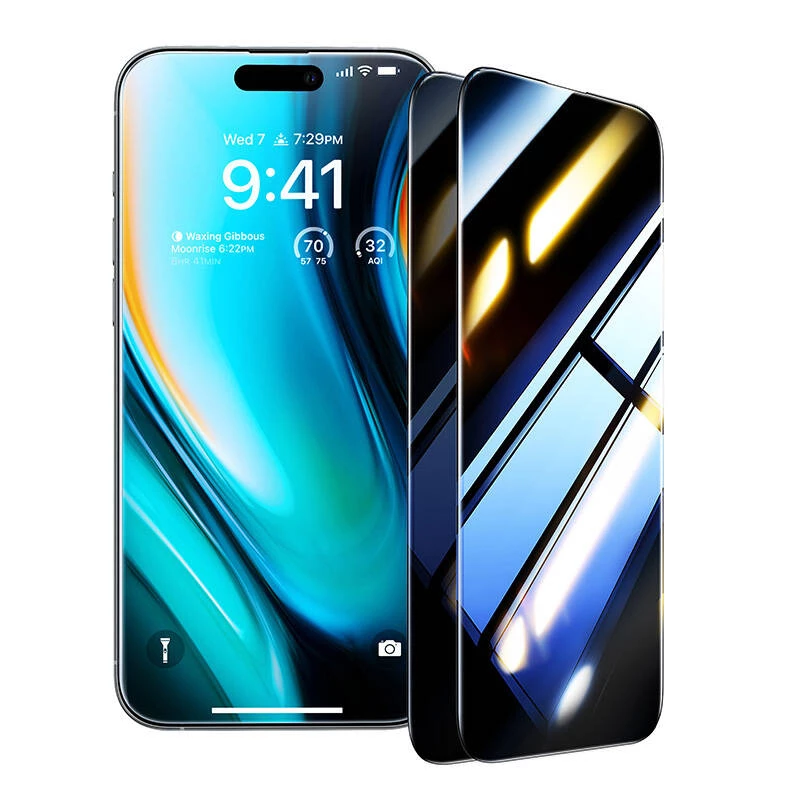 Blickschutzglas-Displayschutz Torras Install Master für iPhone 16 Plus (Modell X00FX1563)